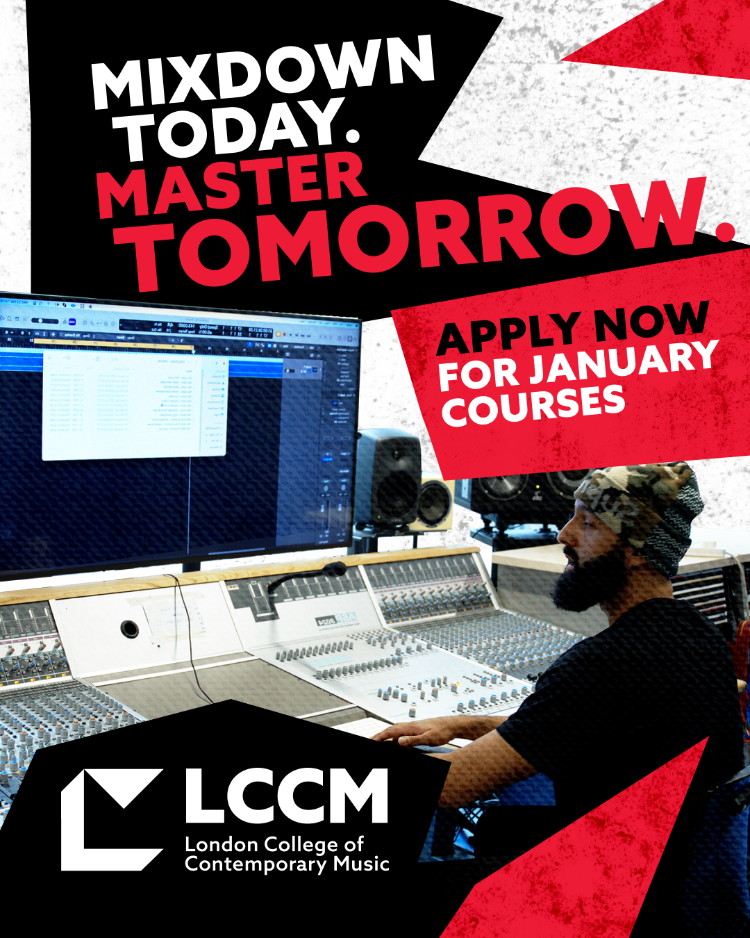 Music Production Course in London | Learn Sound Engineering at LCCM