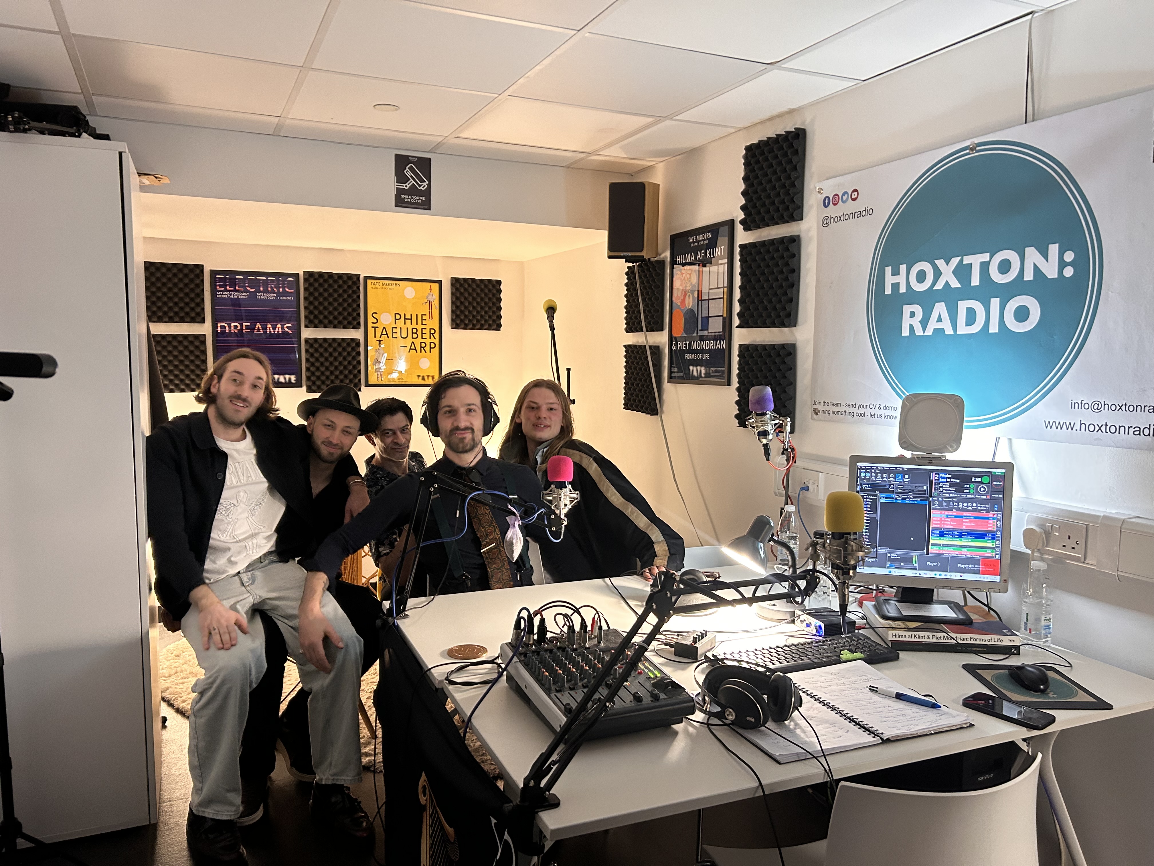 LCCM student band Lost in Town make live radio debut