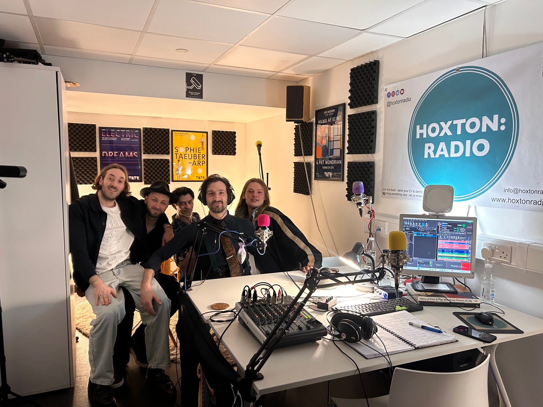 Student band Lost in Town make live radio debut